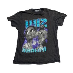 Wiz Khalifa Graphic Tee Thrifted Vintage Style Size S
